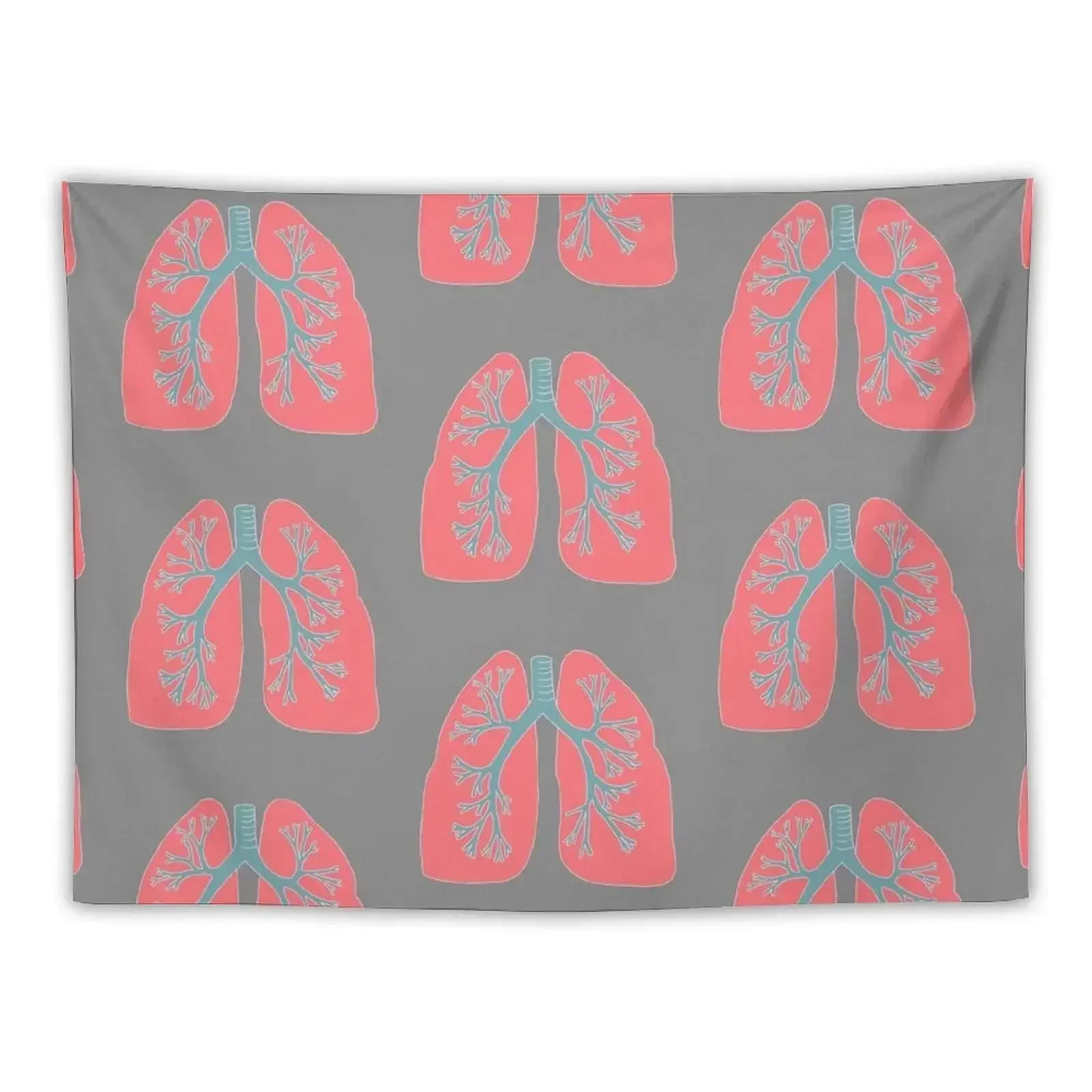 

Coral and blue lungs illustration Tapestry Decorative Wall Outdoor Decoration Home Decorating Tapestry