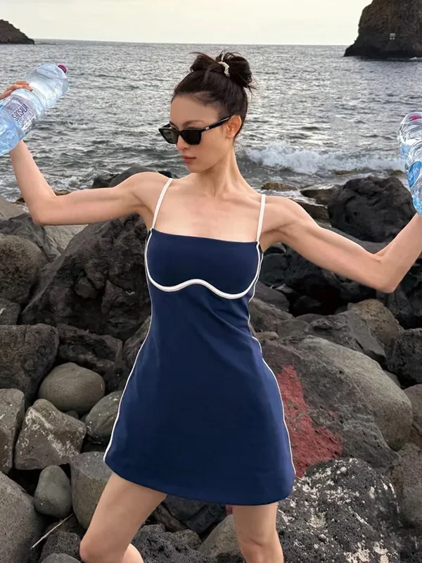 

Купальник Chuxi Zhong 2026: Новинка, Элитный, Цельный, Сексуальный, Стройнящий, Скрывающий живот, Для горячих источников, Женский