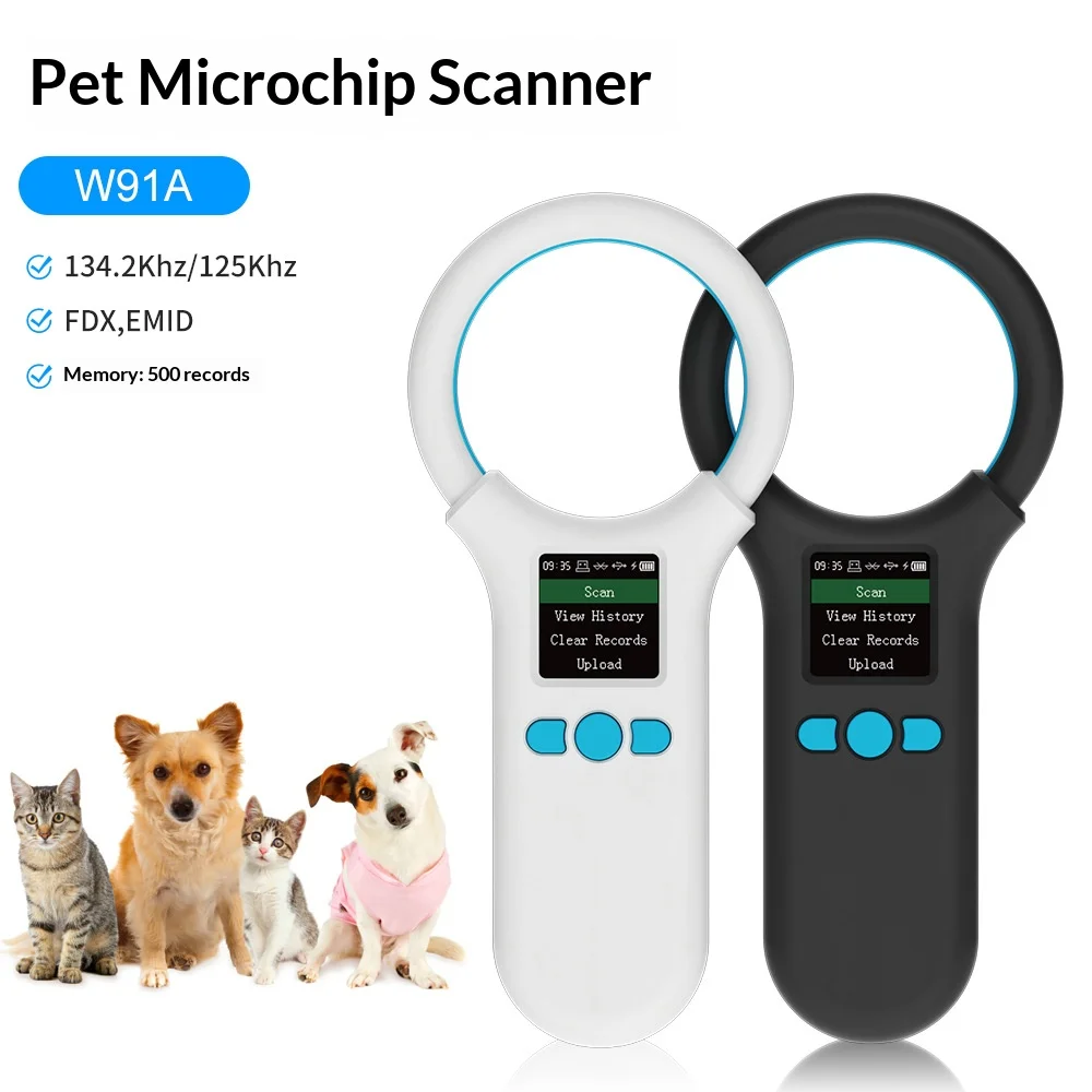 2026 New Pet ID Chip Digital Scanner USB RFID Dog Cat Animal Handheld 134.2KHz Identification Tag Card Reader Chip