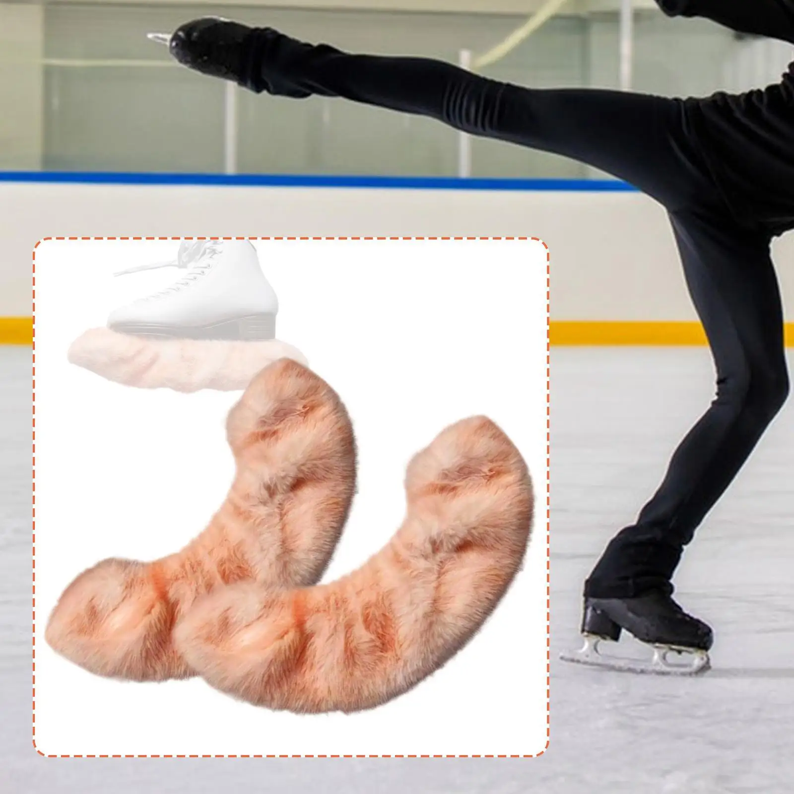 

2 штуки защитных накладок для коньков, хоккейные накладки-соакеры, принадлежности для катания на коньках, защита для молодежи и взрослых