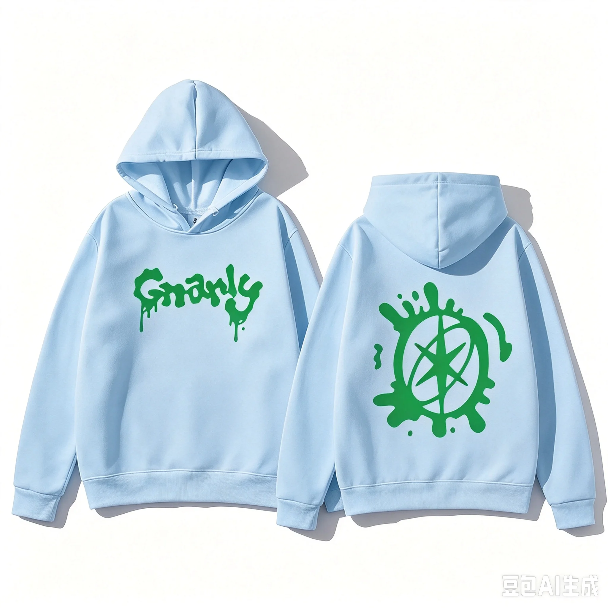 Katseye Merch Gnarly Logo Printed Hoodie Men Women Casual Oversized Hoodie Hip Hop Streetwear vintage Fleece Long Sleeve Clothes
