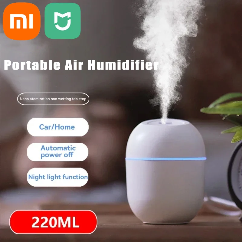 

Xiaomi Mijia Humidifier LED Light Spray Humidifier Smart RC Aromatherapy Essential Oil Diffuser USB Rechargeable Air Purifier