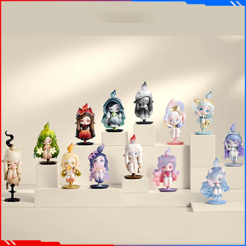 POP Mart Blind Box CHAKA Light Sprite Series Mystery Box 2024 New Children Toys Free Shipping Room Decoration Birthday Gift