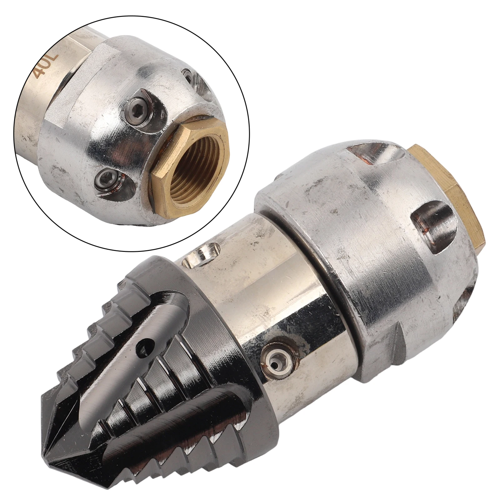 360 Degree Rotary Nozzle for High Pressure Washer Perfect for Unblocking Pipes and Efficient Cleaning  360 Degree