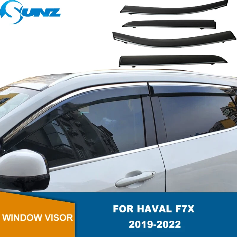 

Side Window Deflector For Great Wall Haval F7x 2019 2020 2021 2022 Car Window Visor Awning Sun Rain Deflector Shelter Shade