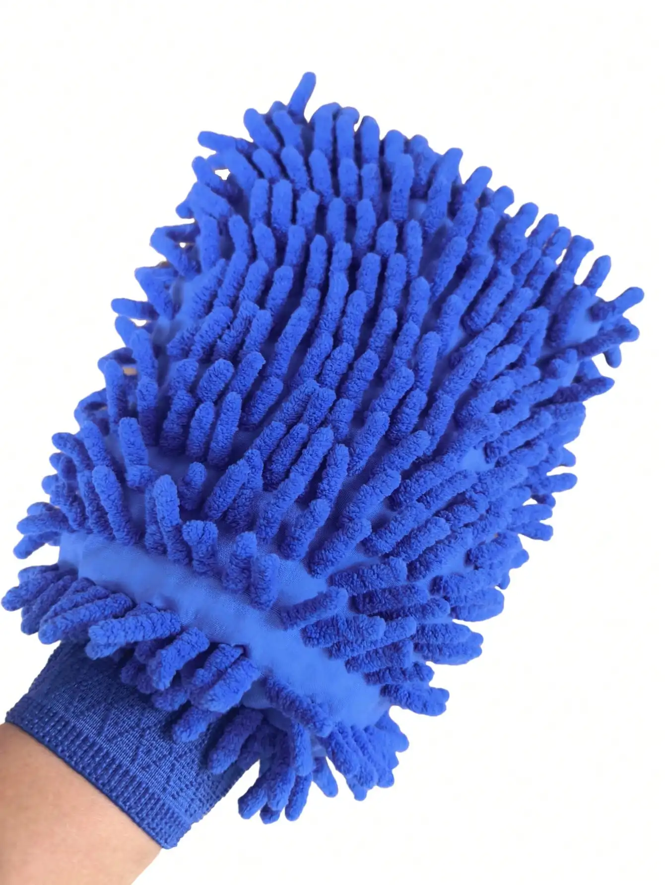 

Upgraded Double Sided Chenille Car Wash Glove Soft Absorbent Lint Free Design Efficiently Wipe Away Dust Mud And Stains Comfortable Hand Fit Practical Accessory For Daily Vehicle Cleaning Care