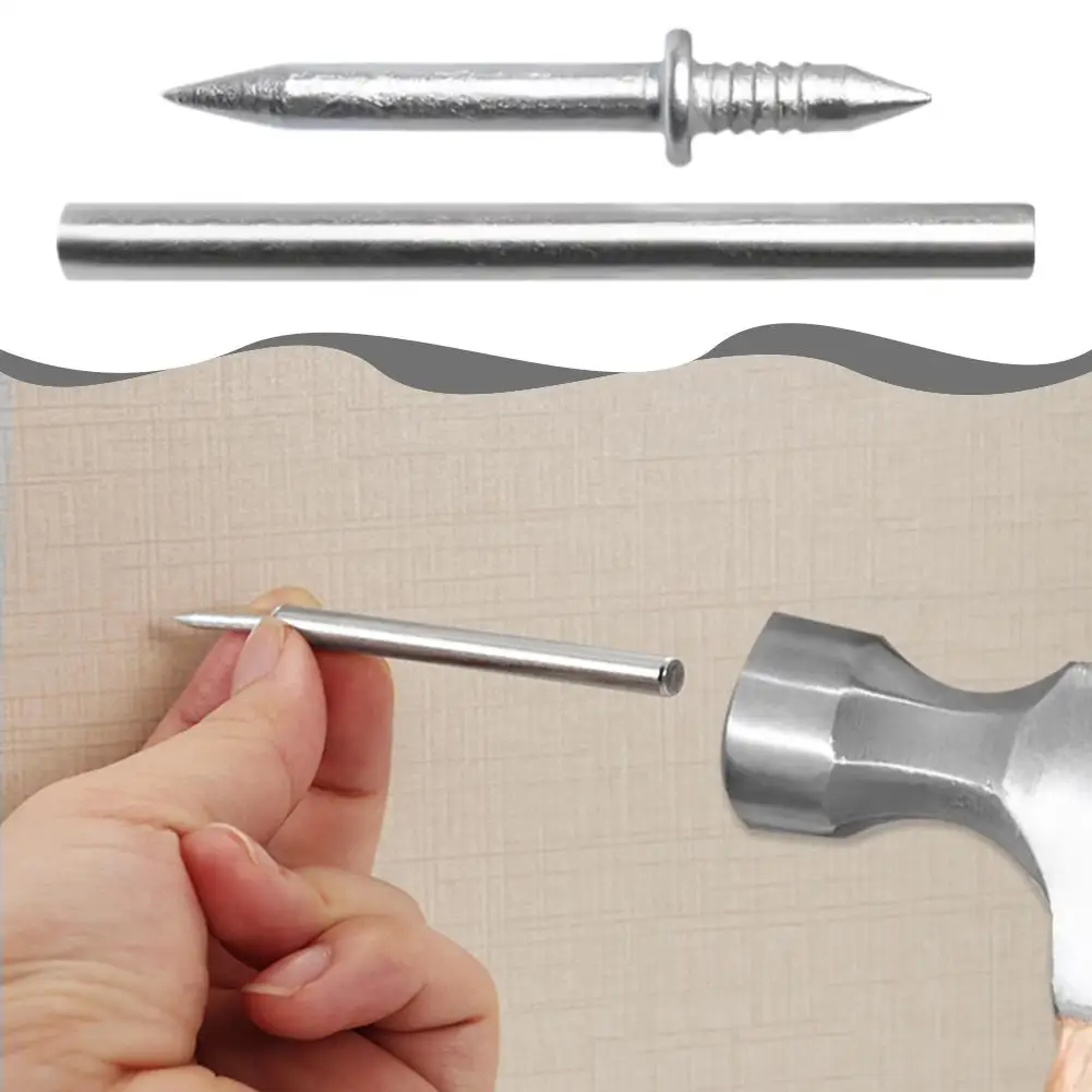 50/100PCS Doppia Testa Battiscopa Filo Senza Soluzione di Continuità Nastro Per Unghie Manica Marcatura Del Chiodo Battiscopa Filo Strumento Speciale In Metallo Non Manua T9I3