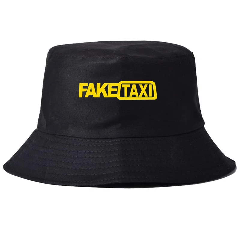 Fake Taxi Bucket Hats Cool Faketaxi Driver Caps Men sports bob bucket hat Unisex Casual Snapback Trucker Outdoor Fisherman Hat