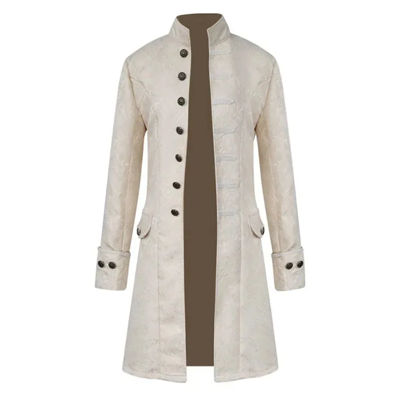 

Взрослый мужской плащ в стиле стимпанк/рубашка, винтажное пальто принца, средневековая куртка эпохи Возрождения, викторианские эдвардианские костюмы для косплея