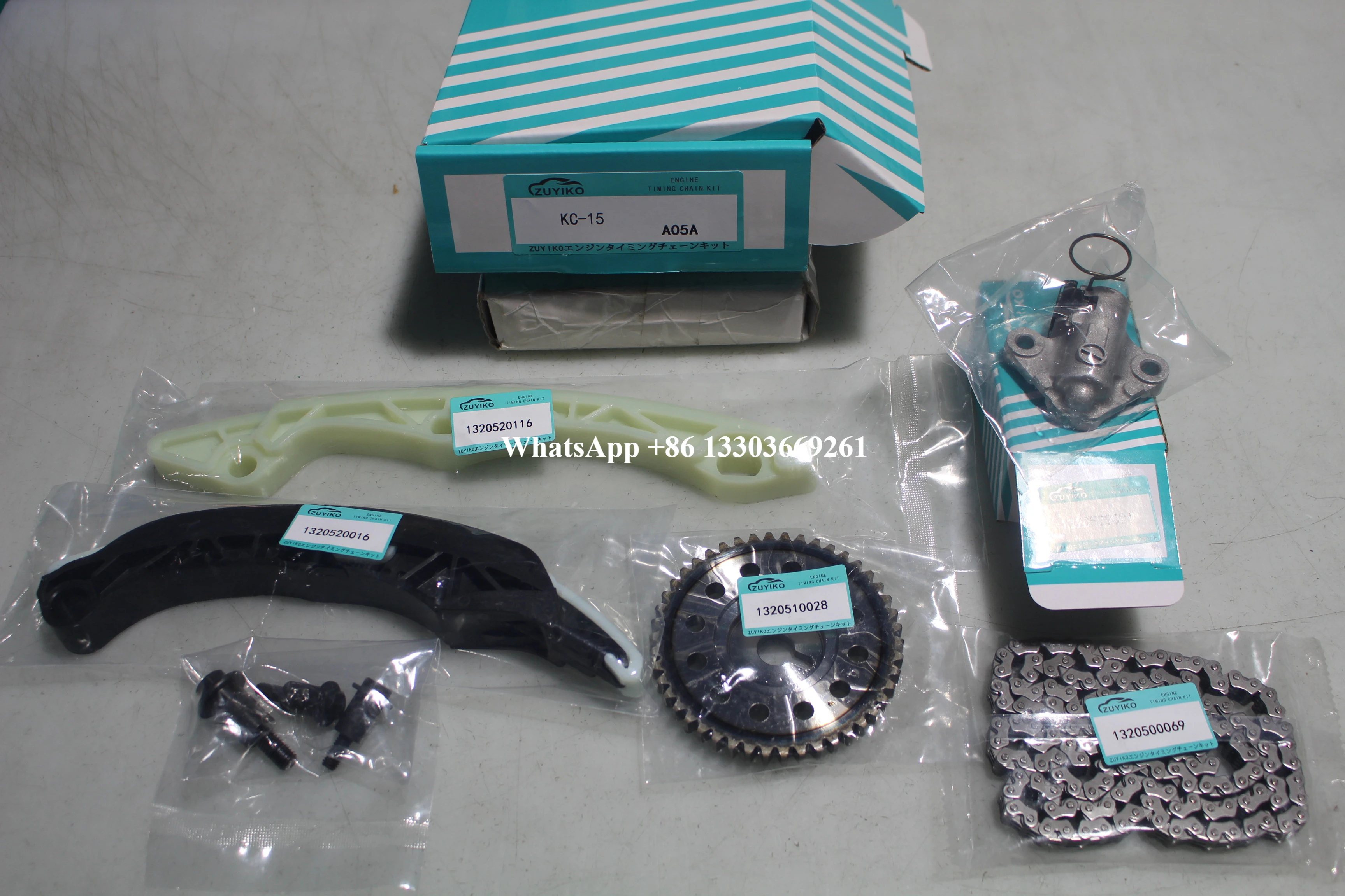 A03A A05A 71HP TIMING CHAIN KIT FOR MITSUBISHI a03a a05a 71hp engine timing chain set 1320500069 KC-15