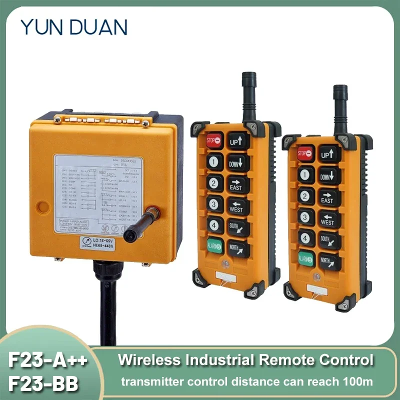 

Wireless Industrial Remote Control Speed Control F23-BB/F23-A++ for Concrete Pump Trucks Hoist Crane Radio Remote Control System