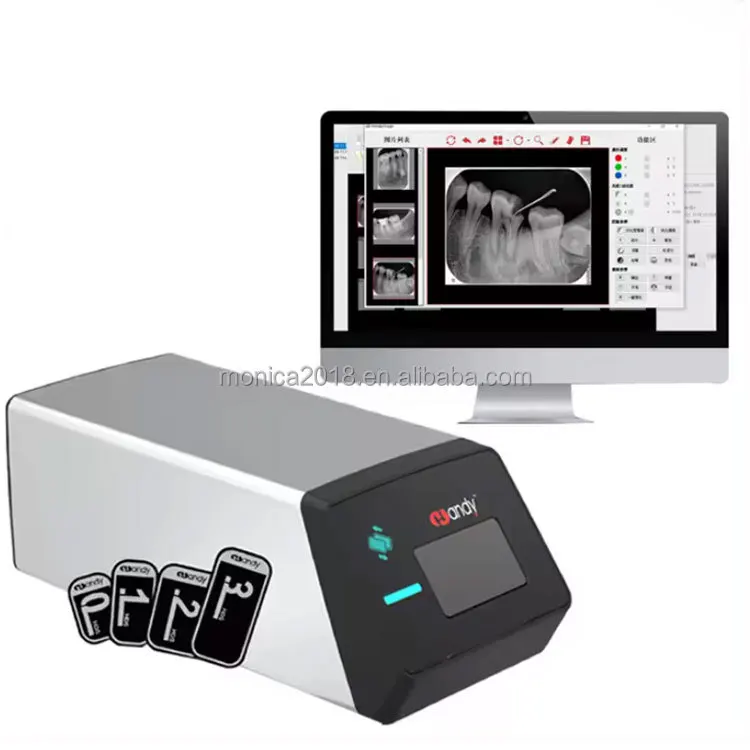 Modern Denta Products Hospital Instruments Phosphor Plate Scanner HDS-500 Digital Imaging Plate Scanner With 3pcs Plates