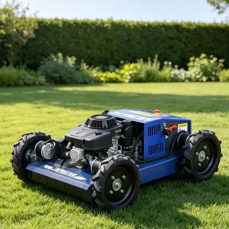 Customized 4x4 Remote Control Lawn Mower High Efficiency Cordless Mowing Robot 4 Stroke All Terrain Manufacturer CE Approved