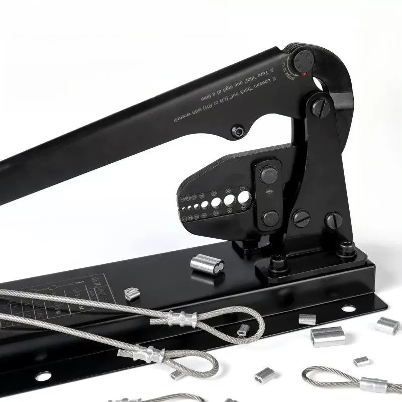 Aluminum Sleeve Pliers Bench Crimping Tool Pliers Crimping Pliers Wire Rope Round 1-5mm Aluminum Buckle Aluminum Clip