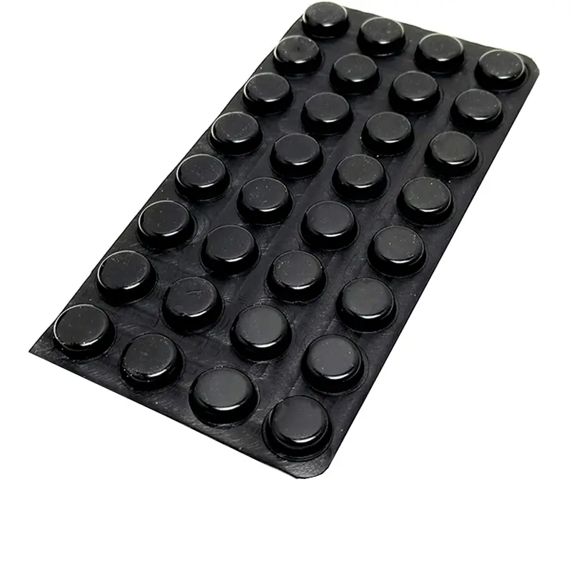 1 pcs Silicone Cushion Mat Self Adhesive Pad Black/Clear Rubber Feet Cabinet Plug Bumper Pad Adhesive Cushion Cabinet Door Mat - Image 8