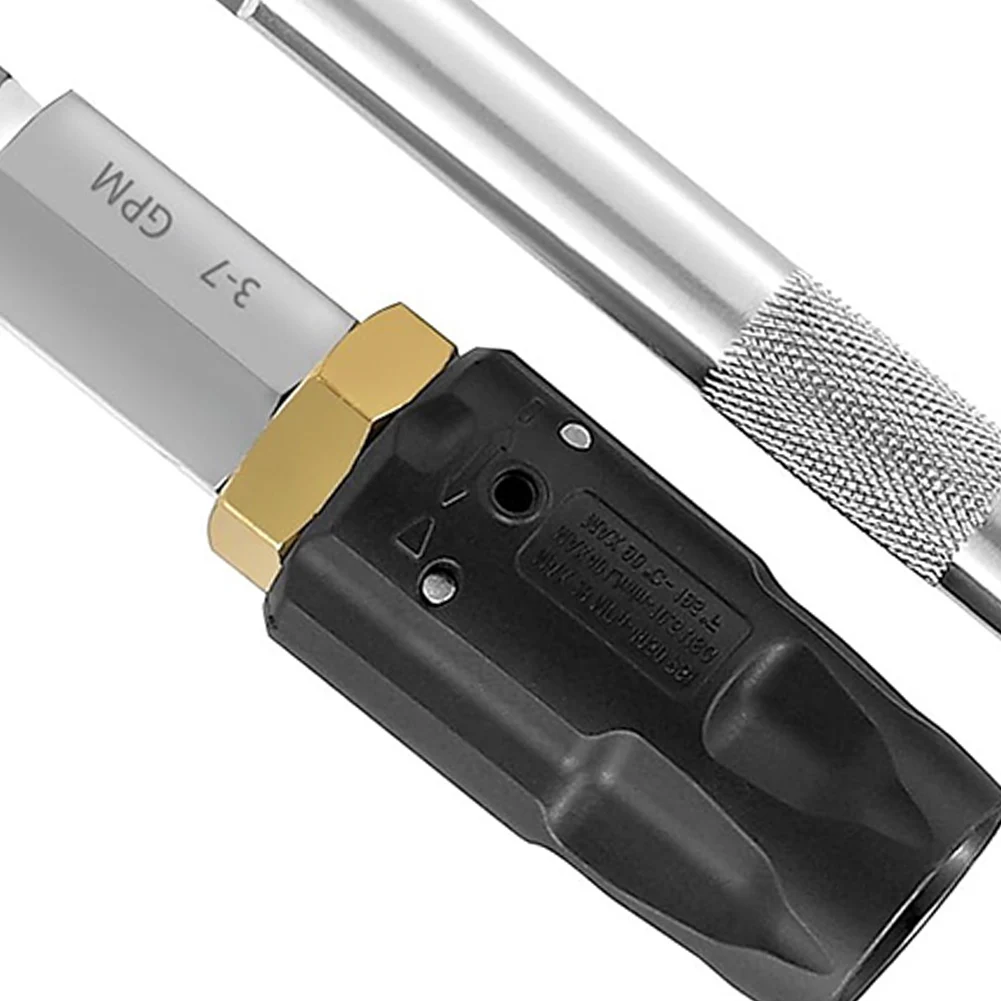 Long Range Nozzle for Pressure Washers Effortlessly Clean High Areas Up to 50 Feet with Remote Atomization Technology