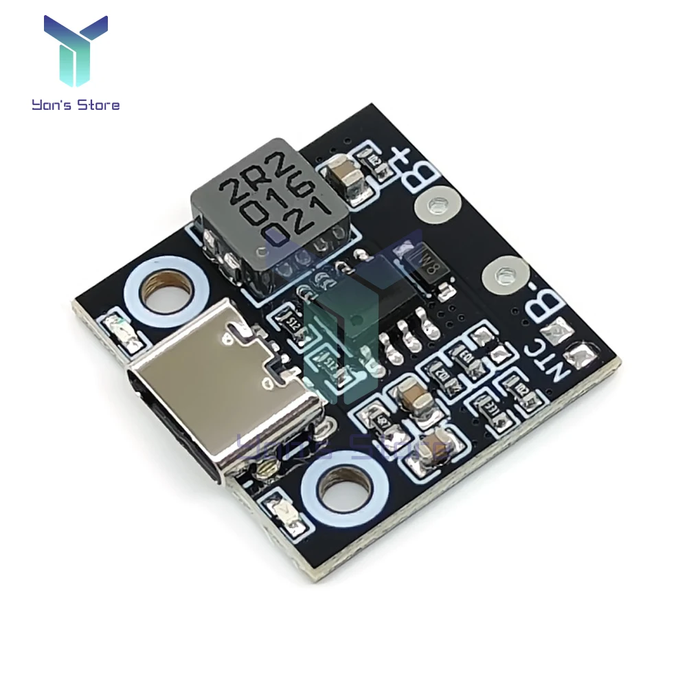 5Pcs 1S 5V 2.8A/3.6A Lithium Battery Charger Module With Charging Indicator Light With Multiple Protection DIY Charging Board