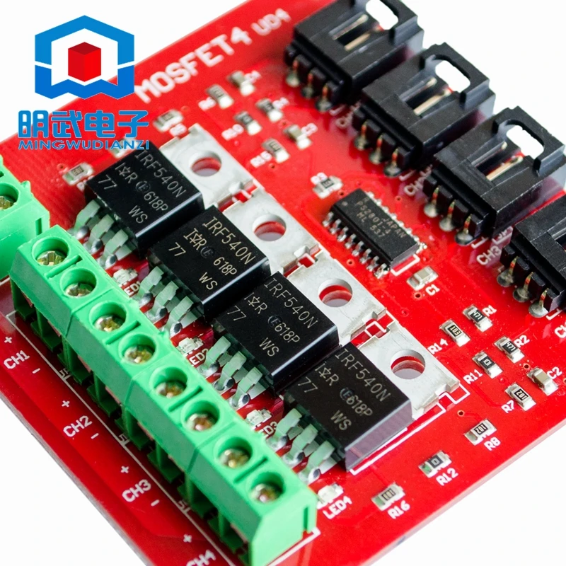 Electronic Building Blocks 4-way Switch MOSFET Switch IRF540 Isolated Power Module