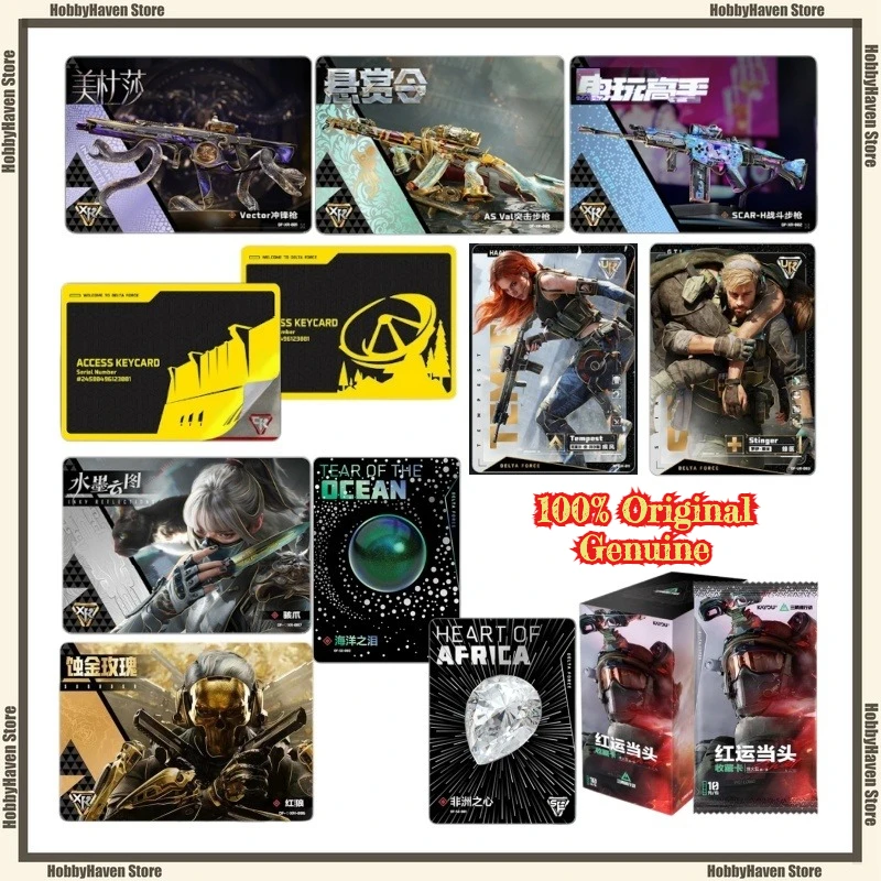 In Stock KAYOU Card Game Delta Action Signal Pack Lucky Strike XR SE Card Official Genuine Peripheral Card Collection Gift