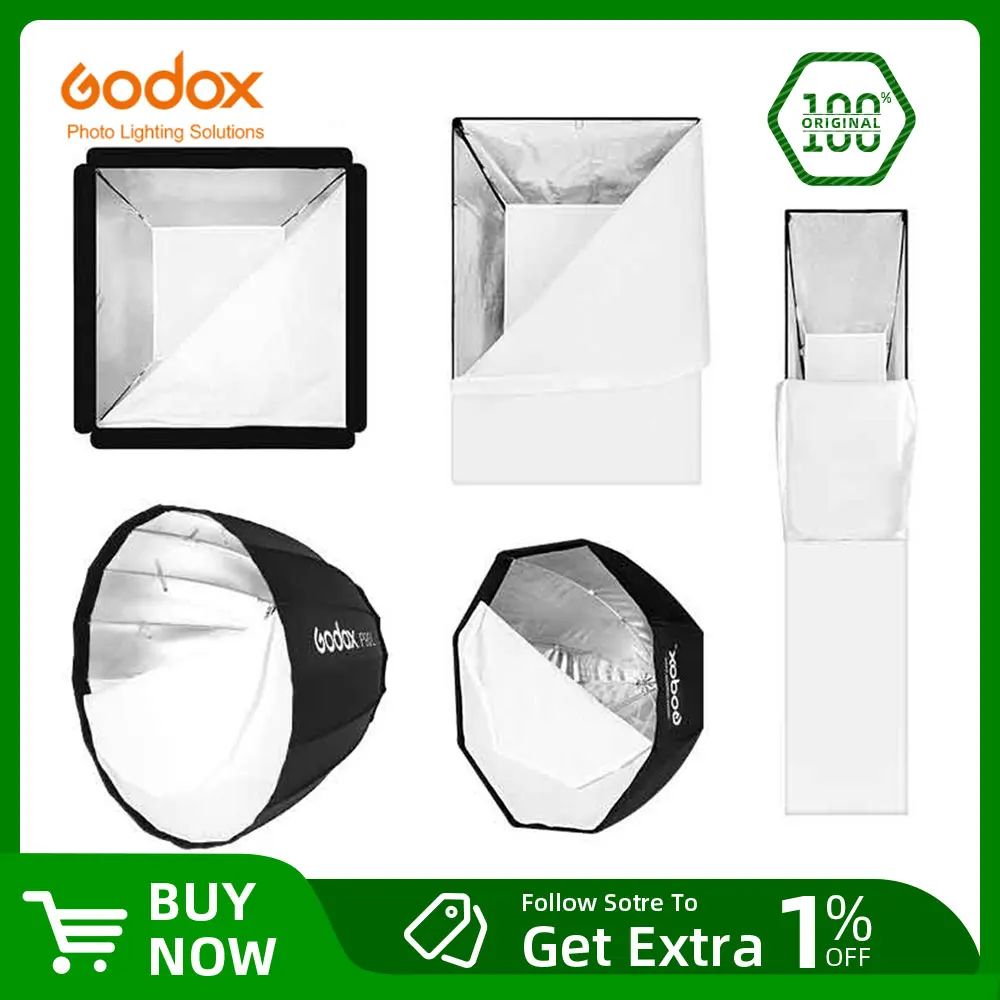 Godox Bowens Mount Octagon Rectangle Softbox Spare Diffuser Cloth for 80cm 95cm 120cm 140cm 50x70cm 60x90cm 70x100cm 80x120cm