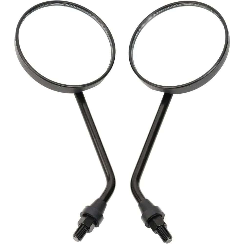 

Боковые зеркала заднего вида для мотоцикла. Круглое зеркало заднего вида 3,94 дюйма. Универсальное 10 мм для большинства брендов мотоциклов с 7/8 дюйма.