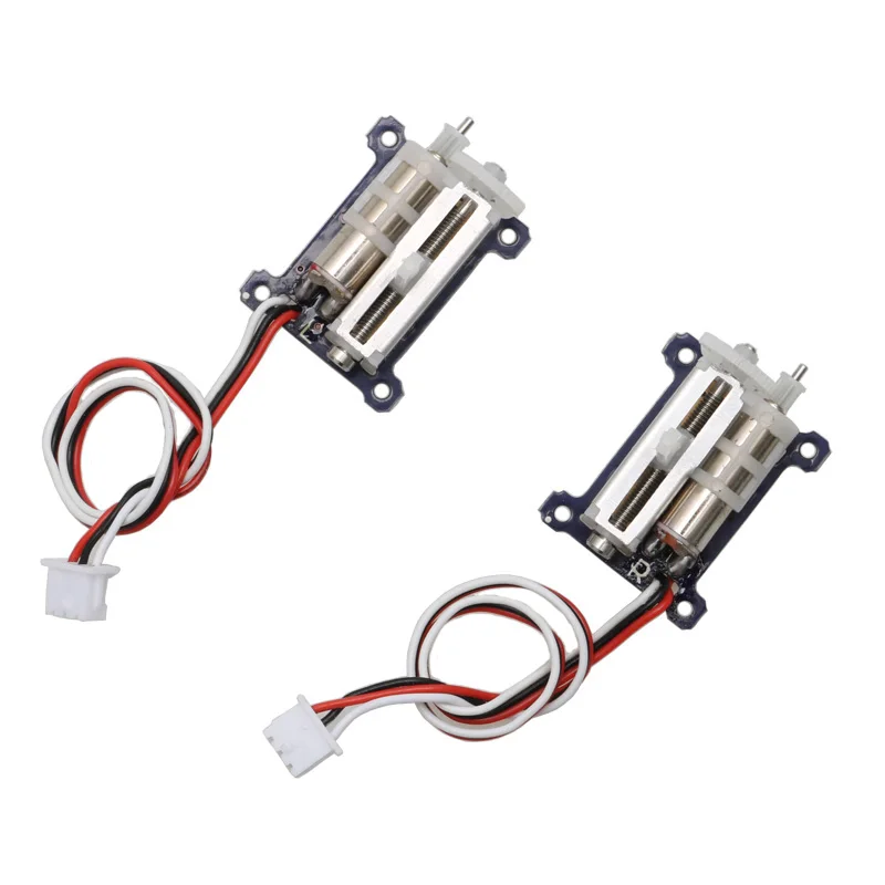 1Pair Ultralight 1.5g Servo Digital Linear Steering Gear Left Right Server DC 3.7-6V for RC Indoor Aircraft Hollow Cup Motor DIY