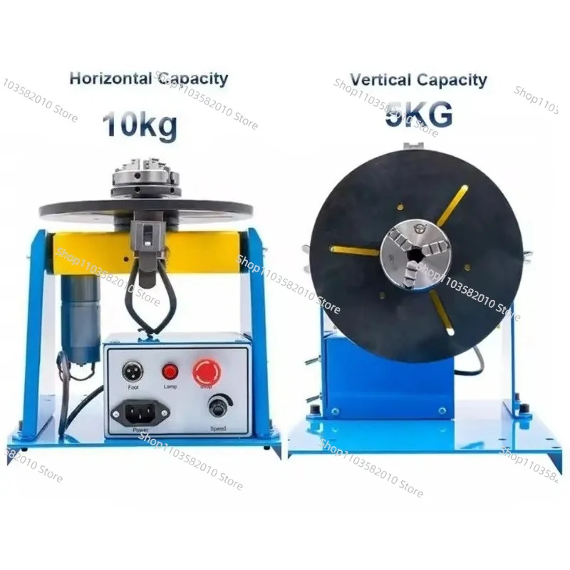 10KG Rotary Welding Positioner, Precision Welding Turntable for Circular Welding
