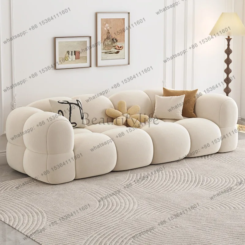LSCushion Apartment Living Room Sofas Cinema Lazy Luxury Elegant Sofa Relaxing Classic Divani Da Soggiorno Home Furnitures