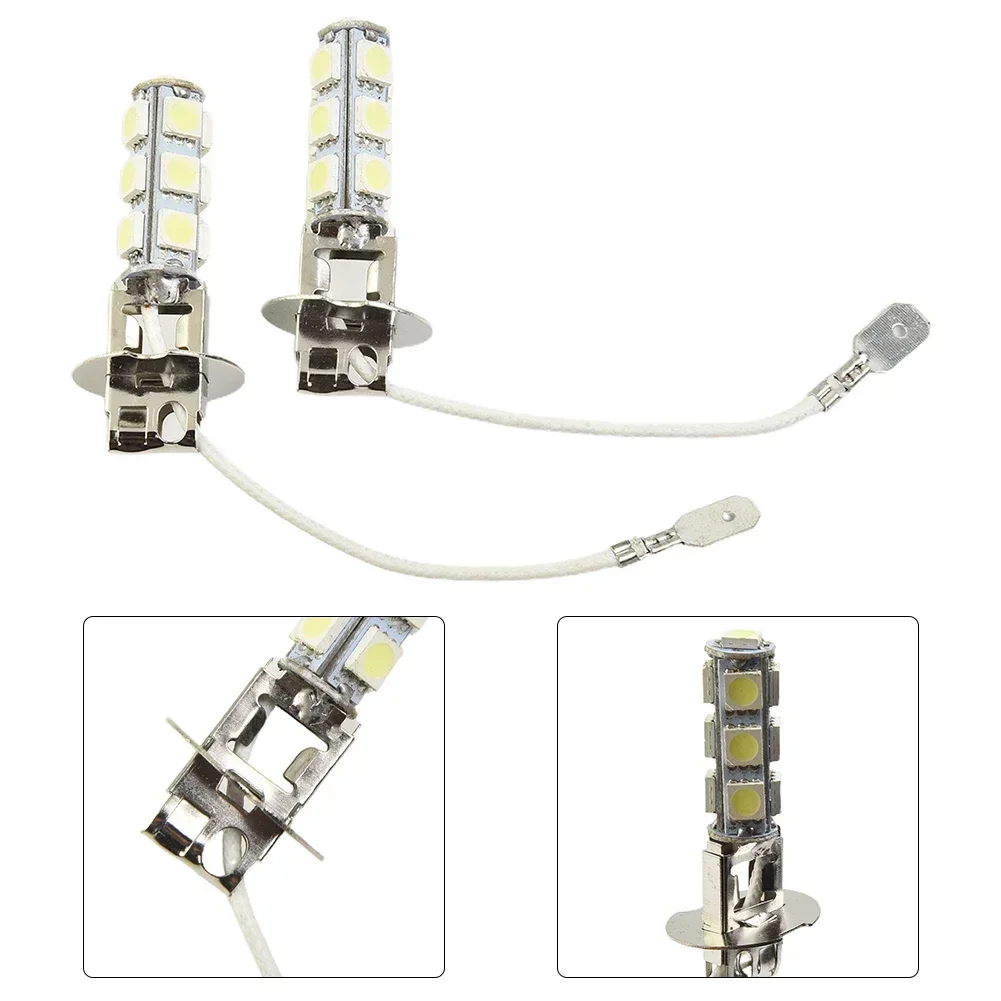 2pcs H32pcs H3 Car Light Fog Light DRL Driving Lamp Flashlight Torches Replace LED Bulbs Super Bright Lighting 65 12V White LED