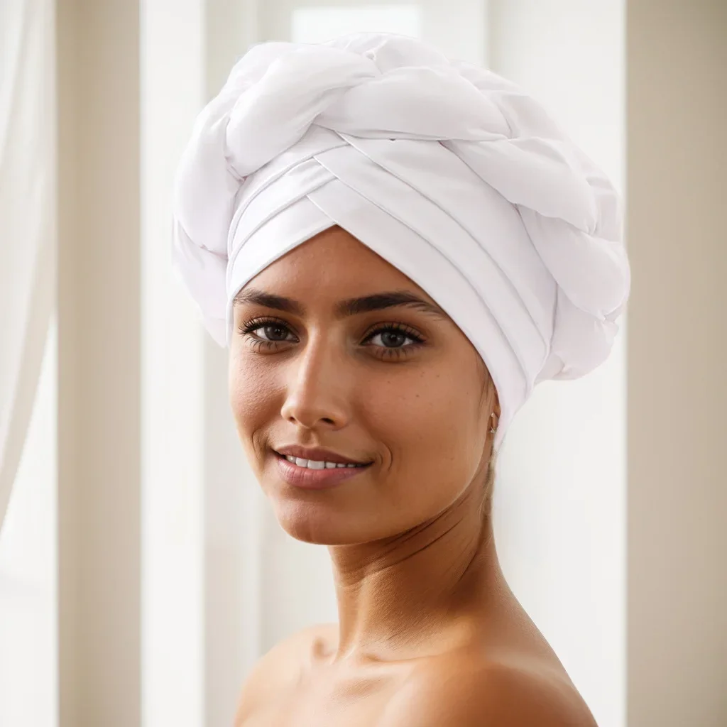 African Turban Cap Headdress Women's African Headtie Hat Hair Accessories Arab Wrapped Muslim Hijab