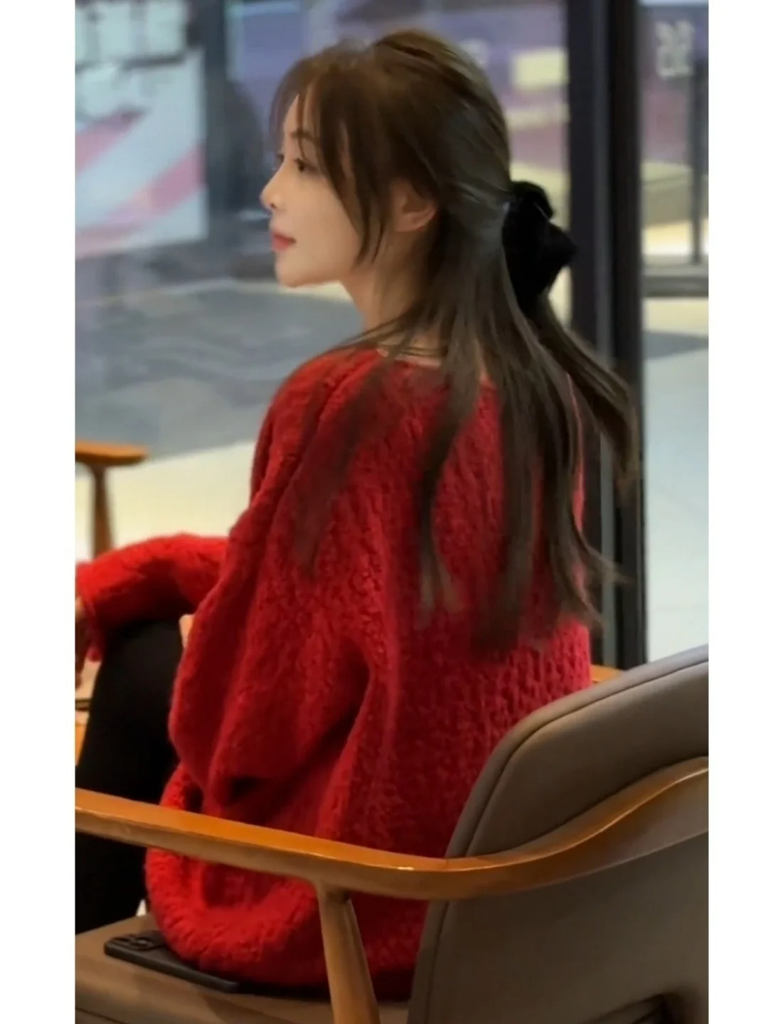 

Cisas Aosphere Cisas Color Women's Long Knitted Sweater Autumn Winter Loose Sle round Ne Pullover Soft Fabric