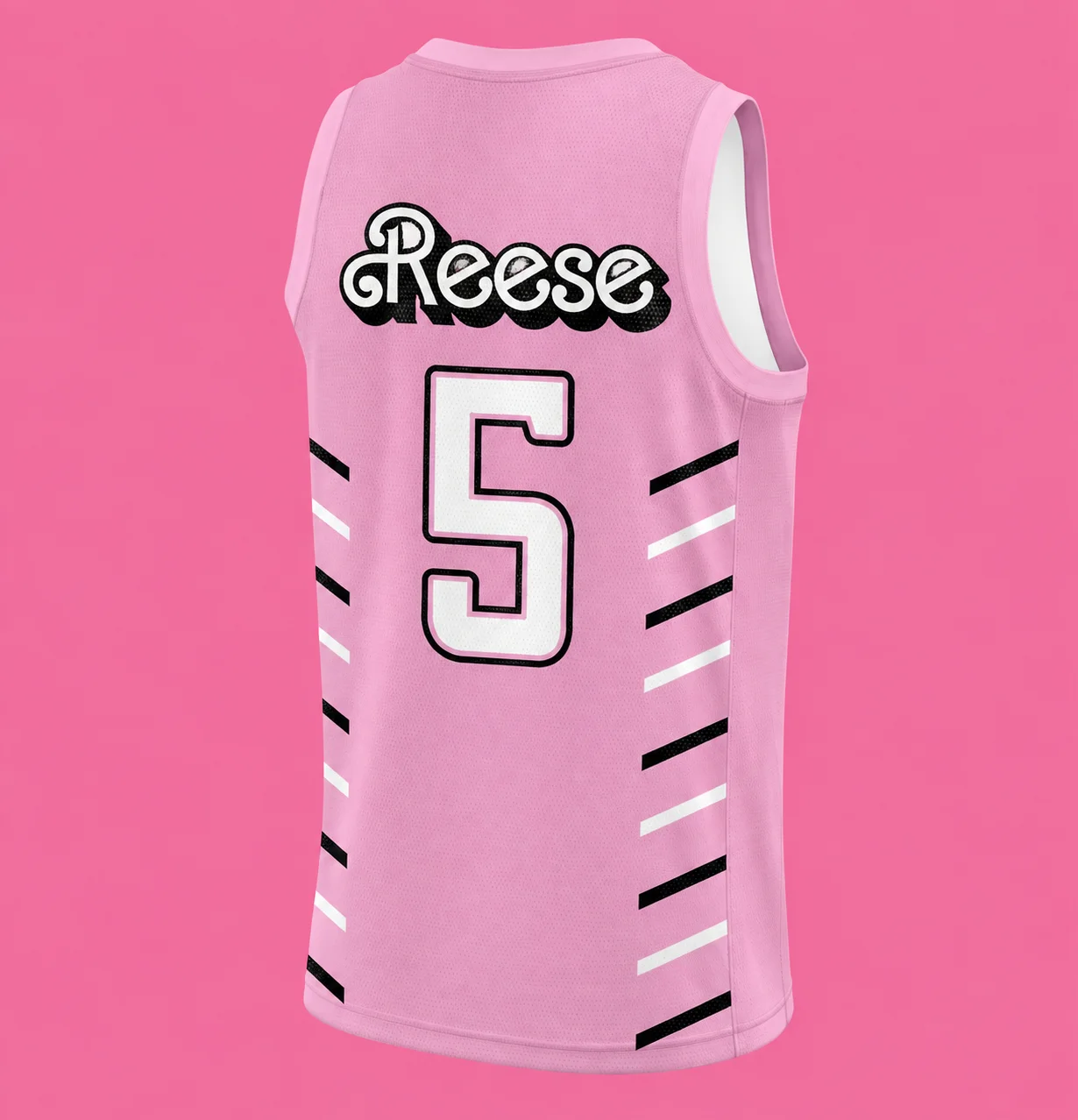 26/27 Men Women Kid Limited Shirt Pink Retro Basketball Jersey Vest Y2K Streetwear Sleeveless Tank Top Breathable Sports Uniform