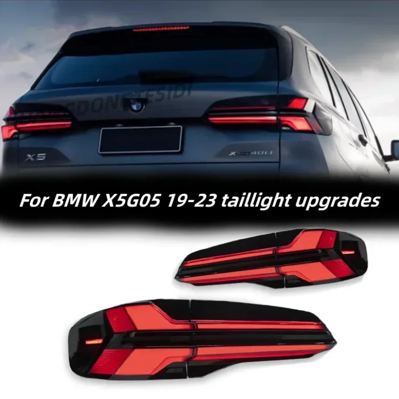 Suitable for B-MW X5 taillight assembly 19-23 G05G18 taillight modification LCI dynamic rear taillight old change 0 new