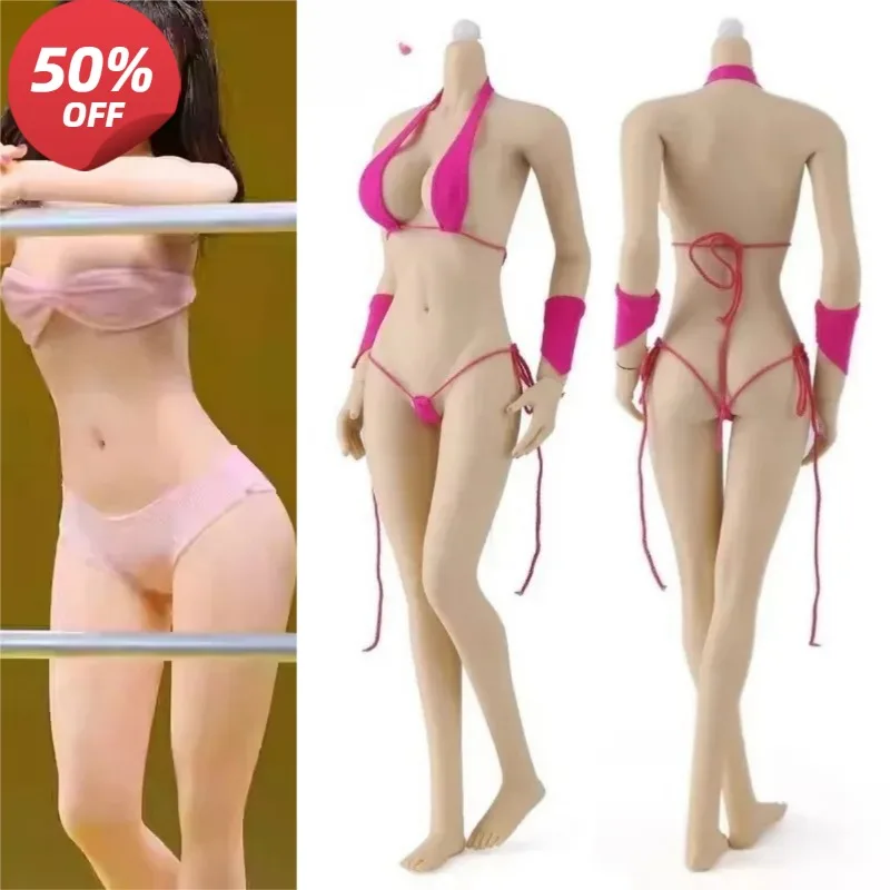 

1/6 масштаб женский бикини с розой, бюстгальтер-стринги, комплект нижнего белья, модель солдата для 12-дюймовой фигурки PH TBL, аксессуары для тела куклы