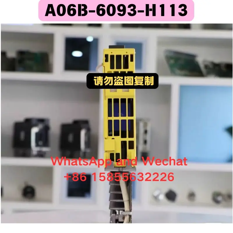 Used OEM disassembled parts Driver A06B-6093-H113 Functional test OK Fast Shipping