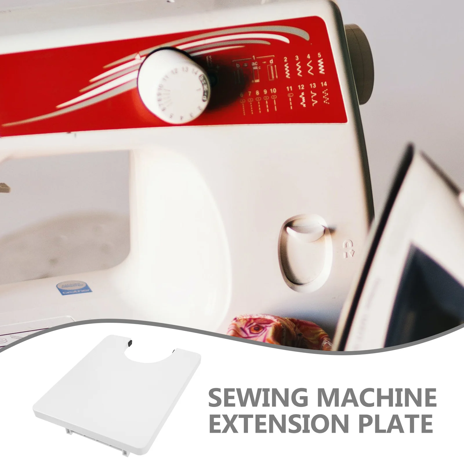 

Прочная пластиковая удлинительная пластина для швейной машины, портативный удлинительный стол для рукоделия, инструмент для шитья, стол для швейной машины