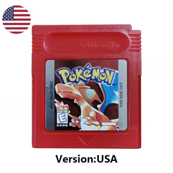 HOT USA ESP FRA GBC Pokémon Cartridge Bundle Red/Blue/Crystal/Gold/Silver/Yellow/Green Multilingual Card Pokémon Game Card image 3