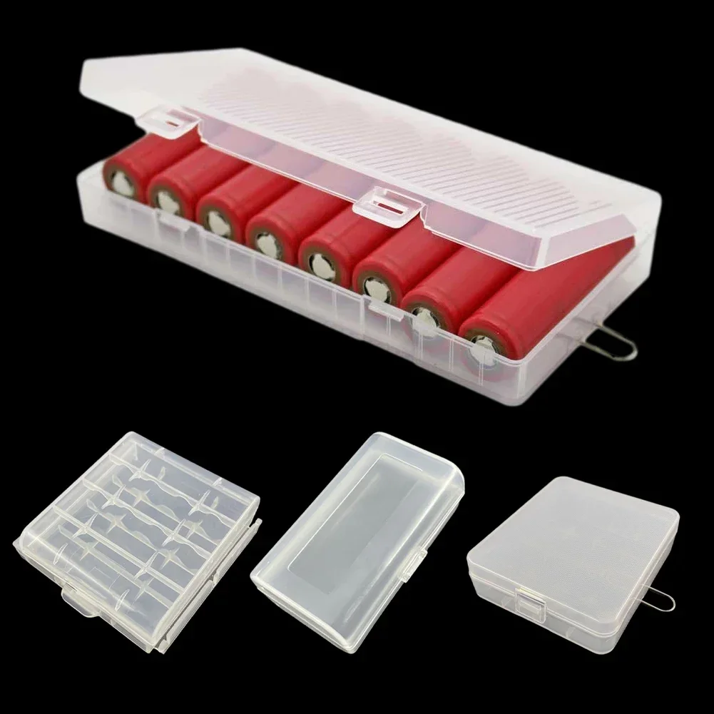 Semi-translucent Hard Plastic AA AAA Case Cover Holder AA / AAA Battery Storage Box Container For 2 4 8x AA AAA Batteries