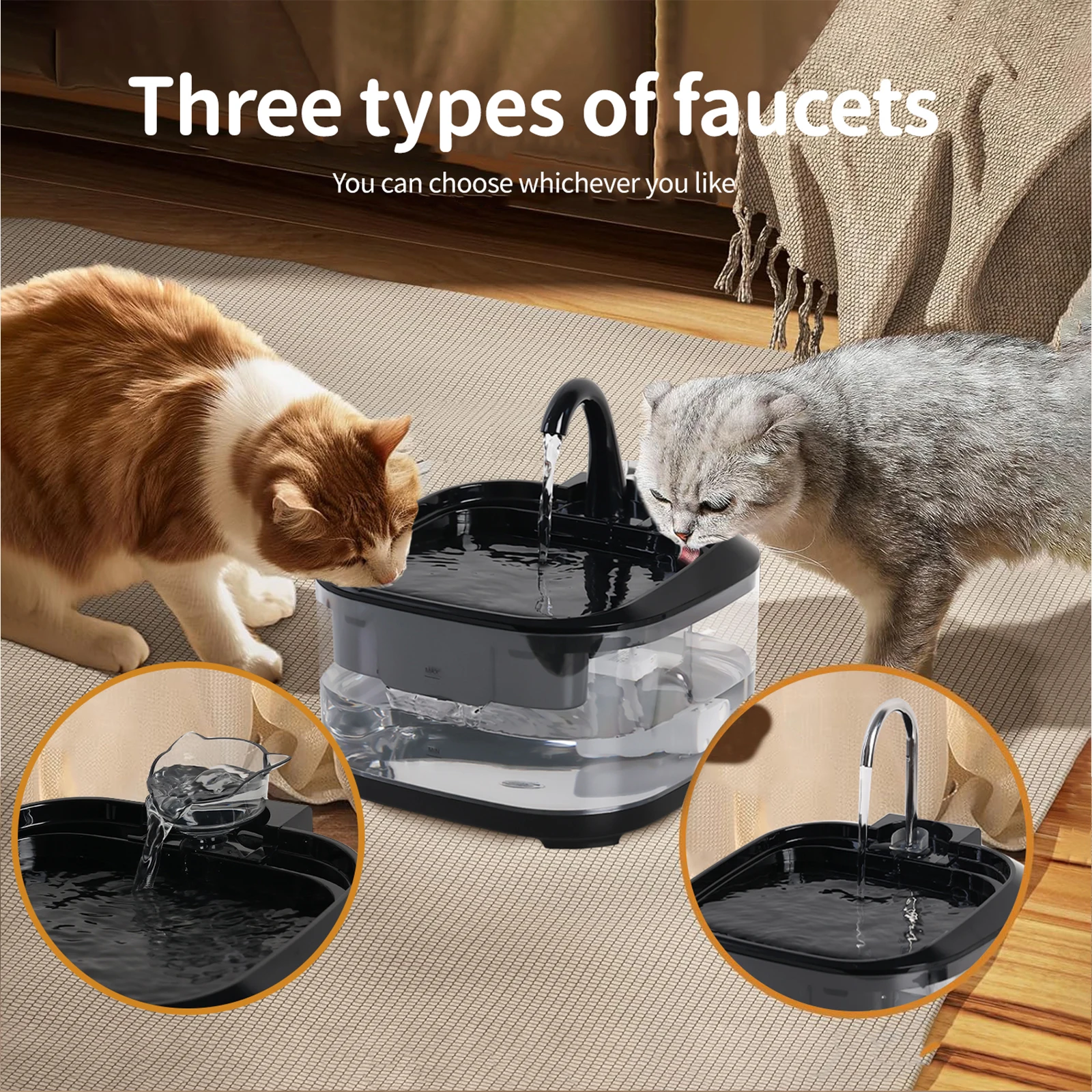 4.5L Large Capacity Canine Cat - đánh giá và giá Dog Water Fountain Large