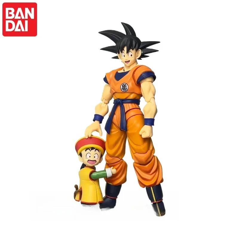 In Stock! 100%Original Bandai SDCC China Joy S.H.Figuarts Dragon Ball Z Son Goku Father and Son Action Anime Figures Models Toys view 4