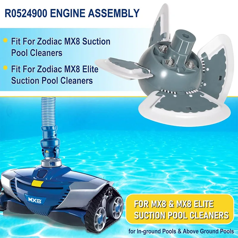 R 0524900 Motorbaugruppe Ersatzteile Rebuild Kit Passend für Zodiac MX8 MX8EL Elite Poolreiniger mit automatischer Saugseite