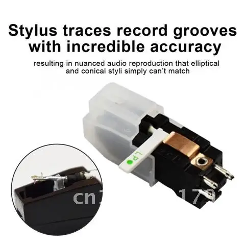 Dual Stylus Turntable Cartridge Double Ruby and Sapphire Stereo Stylus Needles for LP 78 RPM Record Player Replacement Parts