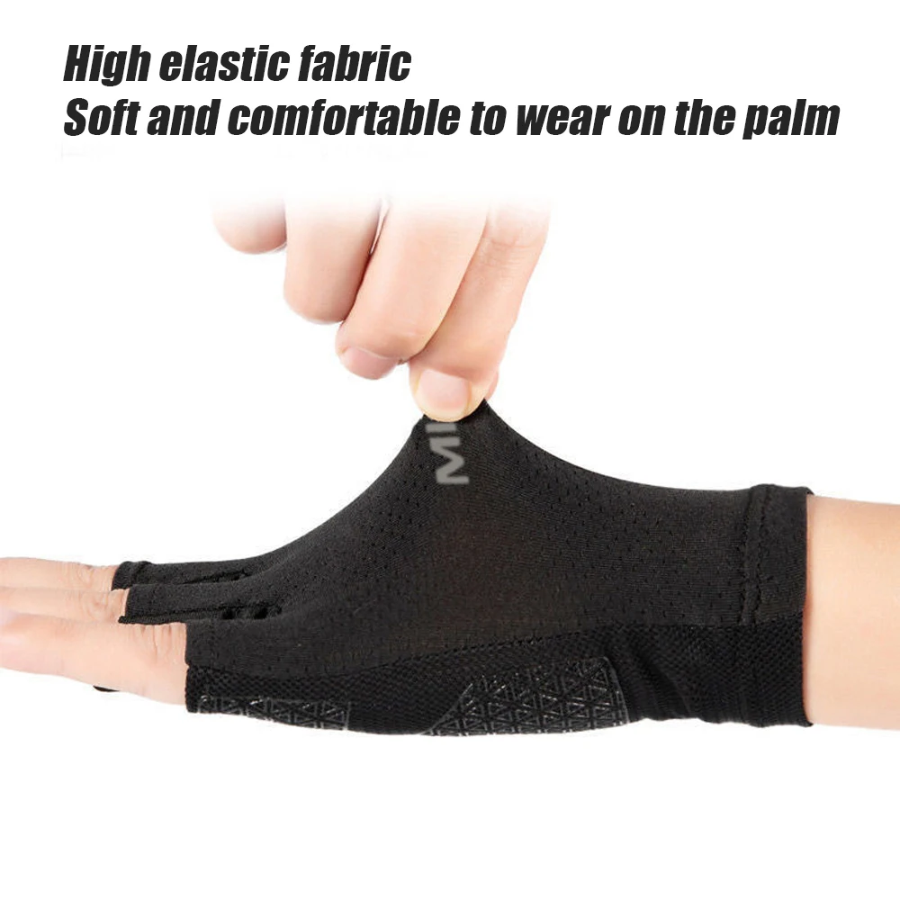 1Pair Cycling Gloves Bike Gloves for Men Women Half Finger MTB Road Bicycle Gloves - Anti-Slip Breathable Motorcycle Gloves
