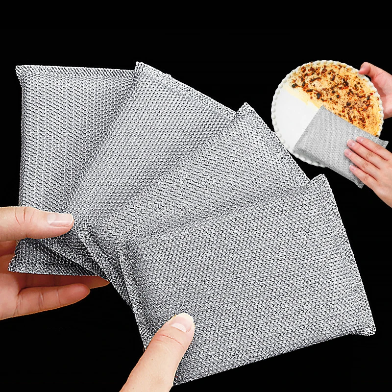 10-pack Kitchen Dishwashing Sponges & Cloths - Cleaning Pads That Won't Scratch Cookware And Kitchen Surfaces.