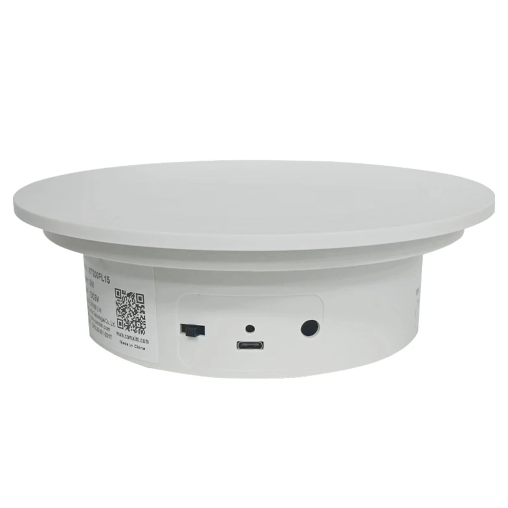 AT42 Electric Turntable Rotating Display Stand Photography Live Jewelry Small Jewelry Model Rotating Table Base 20cm