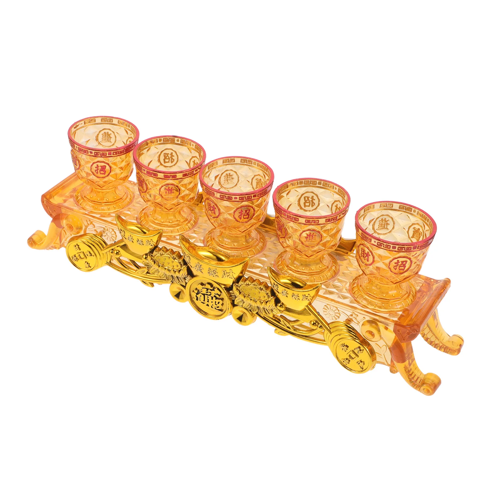 

1 Set Buddhist Offering Cup Gold Ritual Chalice Goblet For Temple Worship Home Altar Use Holy Water Vessel Vintage Drinking