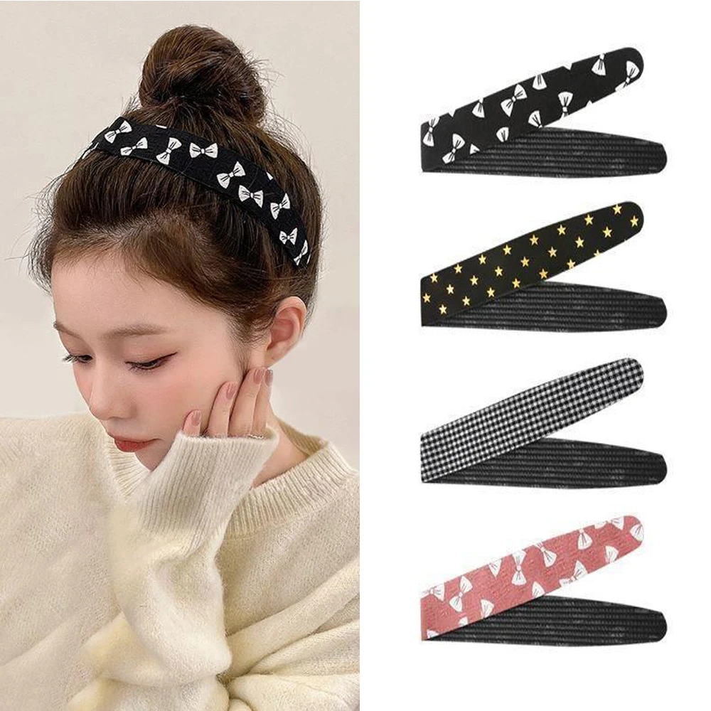 

2/3/4pcs Velcro headband for adults, bangs for children, girls, posting, hair stickers, magic stickers, headwear