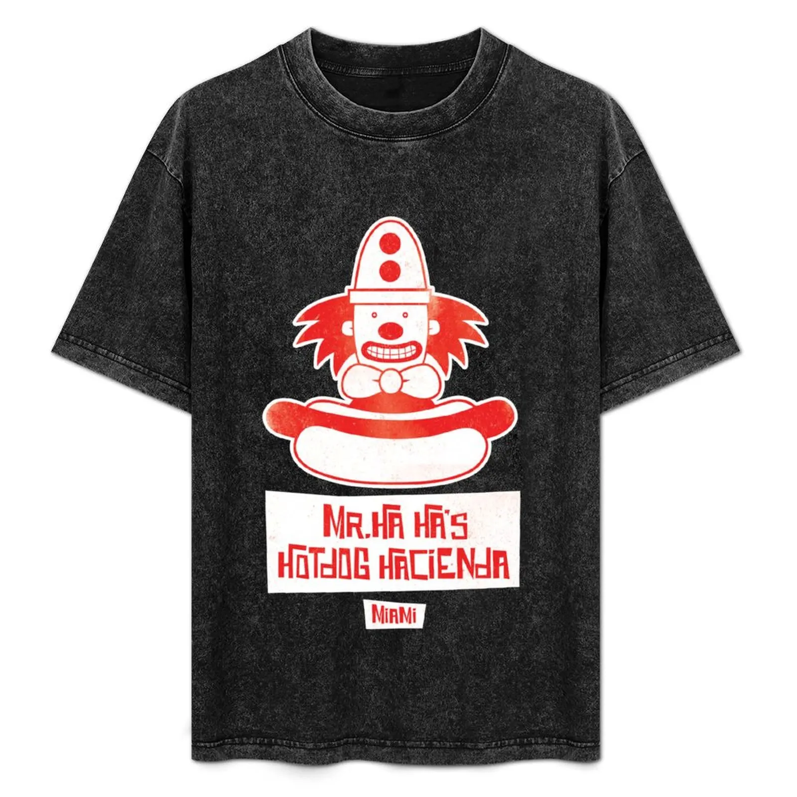 Camiseta Mr. Ha Ha's Hotdog Hacienda, camiseta de gimnasio para personas grandes y altas