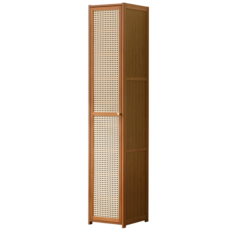 #Multi layer rattan shoe cabinet, bamboo shoe rack, living room storage cabinet