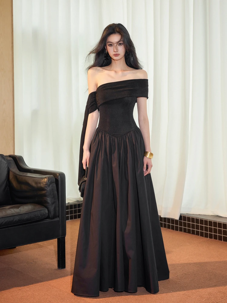 فساتين نسائية أنيقة بدون أكمام للخريف سروال قصير وطية صدر السترة مرقعة وشاحات بطانة حزام H-line College Preppy OL